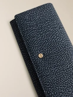 Vedi Tutti|Portafogli<Borbonese PORTAFOGLIO LARGE BLU LAPIS