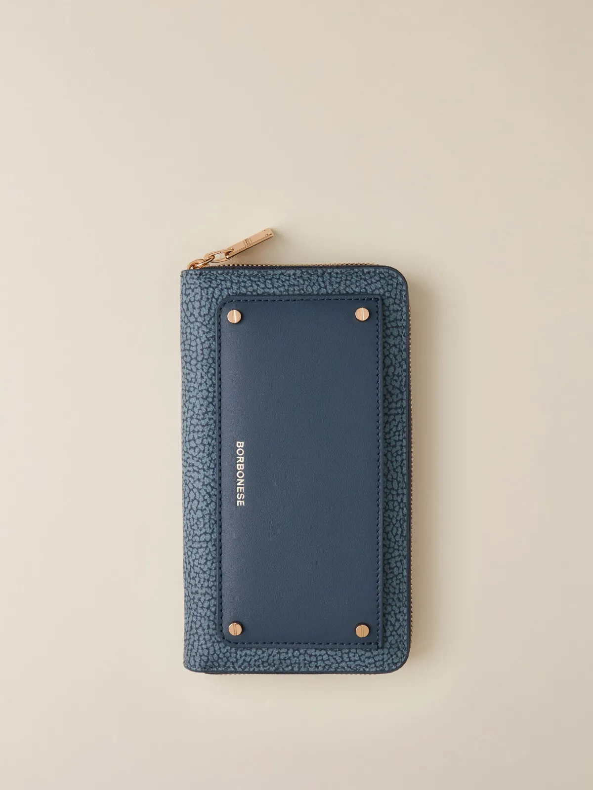 Vedi Tutti|Portafogli<Borbonese PORTAFOGLIO LARGE ZIP AROUND DENIM