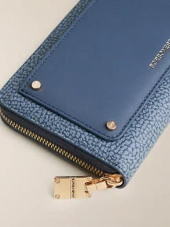 Vedi Tutti|Portafogli<Borbonese PORTAFOGLIO LARGE ZIP AROUND DENIM