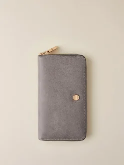 Vedi Tutti|Portafogli<Borbonese PORTAFOGLIO LARGE ZIP AROUND SILVER SCREEN