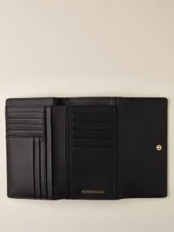 Vedi Tutti|Portafogli<Borbonese PORTAFOGLIO MEDIUM DARK BLACK