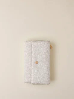 Vedi Tutti|Portafogli<Borbonese PORTAFOGLIO MEDIUM WHITE COTTON