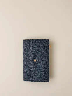 Vedi Tutti|Portafogli<Borbonese PORTAFOGLIO MEDIUM BLU LAPIS