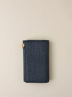 Vedi Tutti|Portafogli<Borbonese PORTAFOGLIO MEDIUM BLU LAPIS