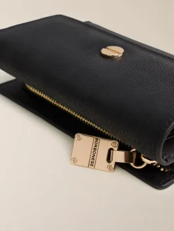 Vedi Tutti|Portafogli<Borbonese PORTAFOGLIO MEDIUM CON PATTA NERO