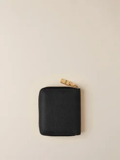 Vedi Tutti|Portafogli<Borbonese PORTAFOGLIO SMALL ZIP AROUND NERO