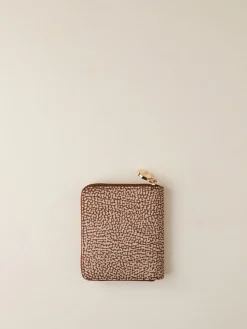 Vedi Tutti|Portafogli<Borbonese PORTAFOGLIO SMALL ZIP AROUND BEIGE/MARRONE