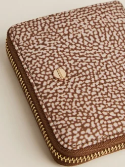 Vedi Tutti|Portafogli<Borbonese PORTAFOGLIO SMALL ZIP AROUND BEIGE/MARRONE