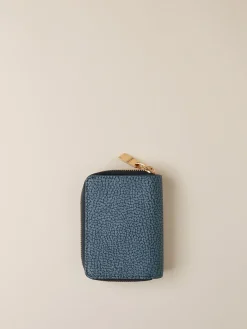 Vedi Tutti|Portafogli<Borbonese PORTAFOGLIO SMALL ZIP AROUND DENIM