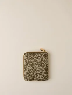Vedi Tutti|Portafogli<Borbonese PORTAFOGLIO SMALL ZIP AROUND OLIVE