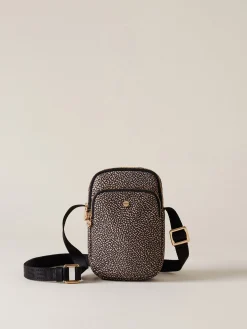 Vedi Tutti|Beauty Case<Borbonese PORTA SMARTPHONE A TRACOLLA OP NATURALE/NERO