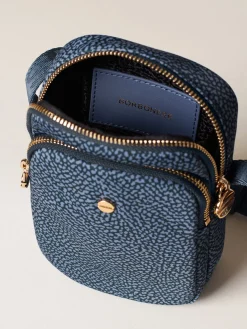 Vedi Tutti|Beauty Case<Borbonese PORTA SMARTPHONE A TRACOLLA BLU LAPIS
