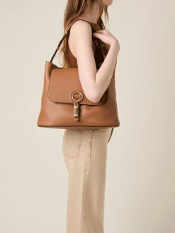 Vedi Tutti|Borse Hobo<Borbonese PREMIER BORSA HOBO MEDIUM RADICA/OP NATURALE