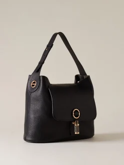 Vedi Tutti|Borse Hobo<Borbonese PREMIER BORSA HOBO MEDIUM NERO/CLAY GREY