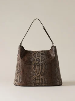 Vedi Tutti|Borse Hobo<Borbonese PREMIERE BORSA HOBO MEDIUM MARRONE/EBANO