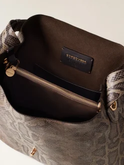 Vedi Tutti|Borse Hobo<Borbonese PREMIERE BORSA HOBO MEDIUM MARRONE/EBANO