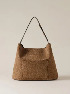 Vedi Tutti|Borse Hobo<Borbonese PREMIERE BORSA HOBO MEDIUM OP NATURALE