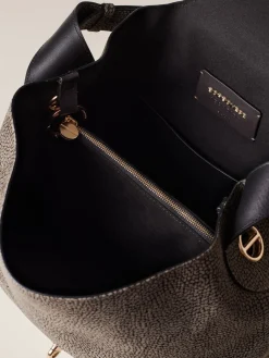 Vedi Tutti|Borse Hobo<Borbonese PREMIERE BORSA HOBO MEDIUM CLAY GREY
