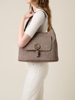 Vedi Tutti|Borse Hobo<Borbonese PREMIERE BORSA HOBO MEDIUM CUOIO