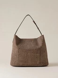 Vedi Tutti|Borse Hobo<Borbonese PREMIERE BORSA HOBO MEDIUM CUOIO