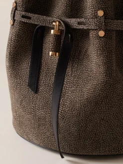 Vedi Tutti|Borse A Spalla<Borbonese PREMIERE SECCHIELLO LARGE CLAY GREY