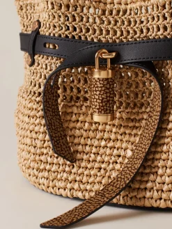 Vedi Tutti|Borse A Spalla<Borbonese PREMIERE SECCHIELLO SMALL NATURALE/NERO