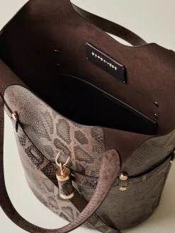 Vedi Tutti|Borse A Spalla<Borbonese PREMIERE SECCHIELLO SMALL MARRONE/EBANO