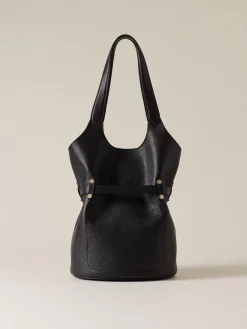 Vedi Tutti|Borse A Spalla<Borbonese PREMIERE SECCHIELLO SMALL NERO/CLAY GREY