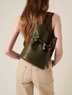 Vedi Tutti|Borse A Spalla<Borbonese PREMIERE SECCHIELLO SMALL OLIVE/CLAY GREY