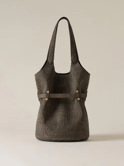 Vedi Tutti|Borse A Spalla<Borbonese PREMIERE SECCHIELLO SMALL CLAY GREY