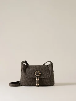 Vedi Tutti|Premiere<Borbonese PREMIERE TRACOLLA SMALL CLAY GREY