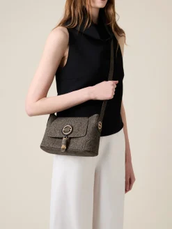 Vedi Tutti|Premiere<Borbonese PREMIERE TRACOLLA SMALL CLAY GREY
