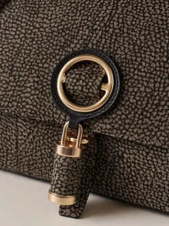 Vedi Tutti|Premiere<Borbonese PREMIERE TRACOLLA SMALL CLAY GREY