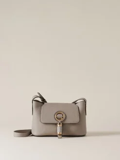 Vedi Tutti|Premiere<Borbonese PREMIER TRACOLLA SMALL SILVER SCREEN/GRIGIO