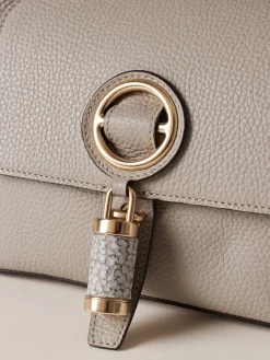 Vedi Tutti|Premiere<Borbonese PREMIER TRACOLLA SMALL SILVER SCREEN/GRIGIO