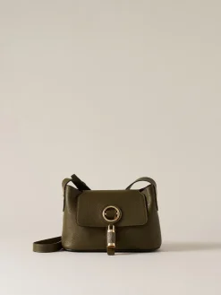 Vedi Tutti|Premiere<Borbonese PREMIER TRACOLLA SMALL OLIVE/CLAY GREY