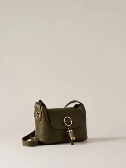 Vedi Tutti|Premiere<Borbonese PREMIER TRACOLLA SMALL OLIVE/CLAY GREY