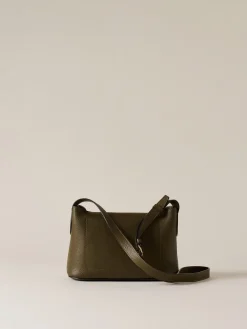 Vedi Tutti|Premiere<Borbonese PREMIER TRACOLLA SMALL OLIVE/CLAY GREY
