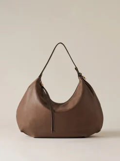 Vedi Tutti|Borse Hobo<Borbonese PRIVE BORSA HOBO MEDIUM MUD
