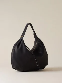 Vedi Tutti|Borse Hobo<Borbonese PRIVE BORSA HOBO MEDIUM NERO