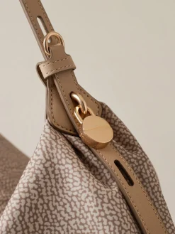 Vedi Tutti|Borse Hobo<Borbonese PRIVE BORSA HOBO MEDIUM SABBIA