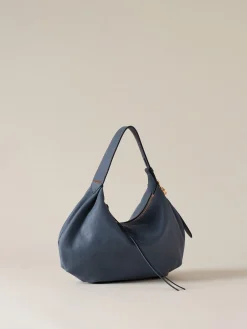 Vedi Tutti|Borse Hobo<Borbonese PRIVE BORSA HOBO SMALL BLU LAPIS