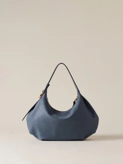 Vedi Tutti|Borse Hobo<Borbonese PRIVE BORSA HOBO SMALL BLU LAPIS