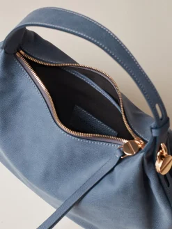 Vedi Tutti|Borse Hobo<Borbonese PRIVE BORSA HOBO SMALL BLU LAPIS