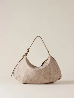 Vedi Tutti|Borse Hobo<Borbonese PRIVE BORSA HOBO SMALL SABBIA