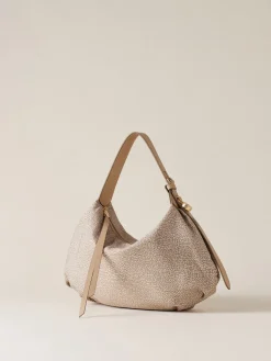 Vedi Tutti|Borse Hobo<Borbonese PRIVE BORSA HOBO SMALL SABBIA