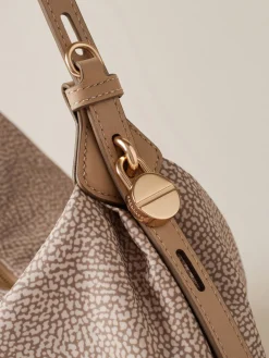 Vedi Tutti|Borse Hobo<Borbonese PRIVE BORSA HOBO SMALL SABBIA