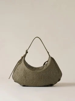 Vedi Tutti|Borse Hobo<Borbonese PRIVE BORSA HOBO SMALL OLIVE