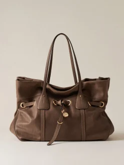 Vedi Tutti|Borse A Spalla<Borbonese PRIVE BORSA SHOPPING LARGE MUD