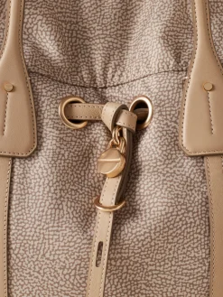 Vedi Tutti|Borse A Spalla<Borbonese PRIVE BORSA SHOPPING LARGE SABBIA